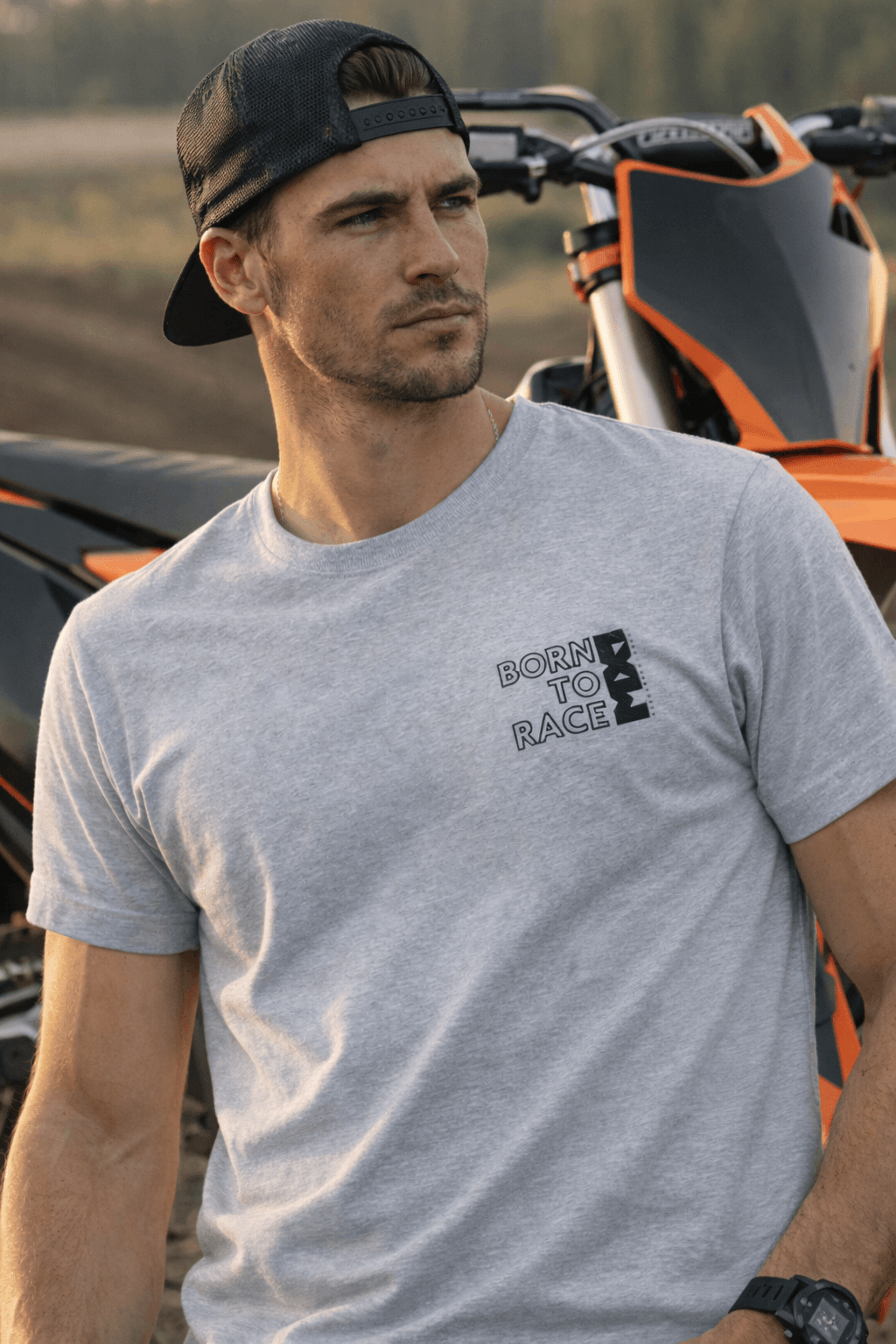 Camiseta Born To Race MX1 Motocross Brasil