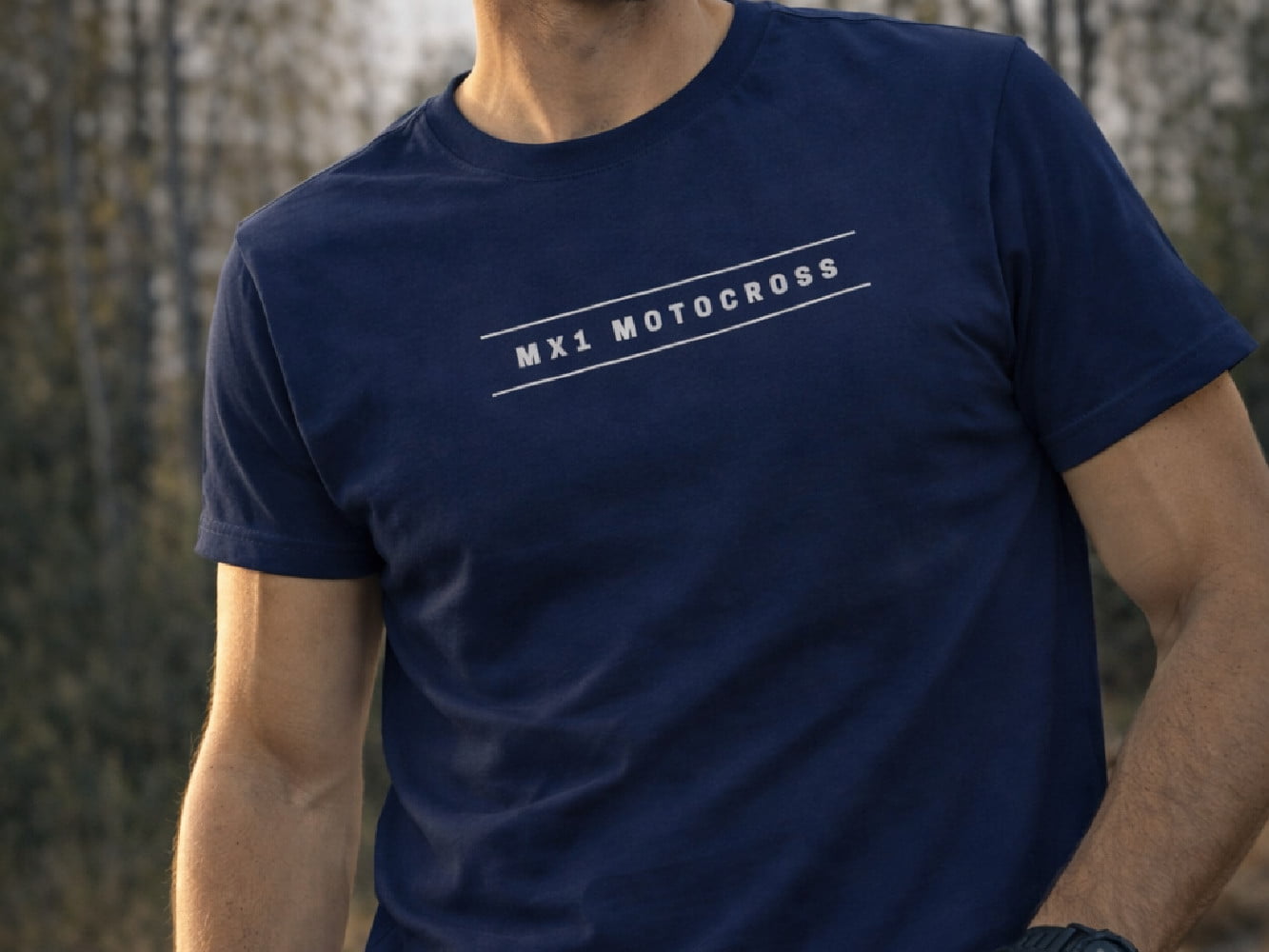 Camiseta Faixa Dupla MX1 Motocross Brasil