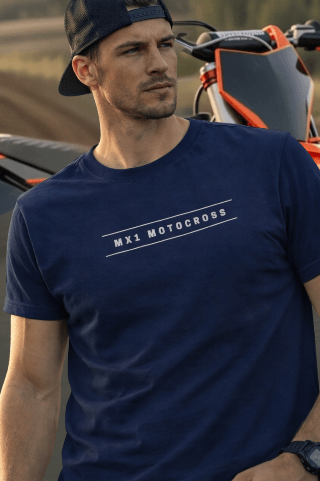 Camiseta Faixa Dupla MX1 Motocross Brasil