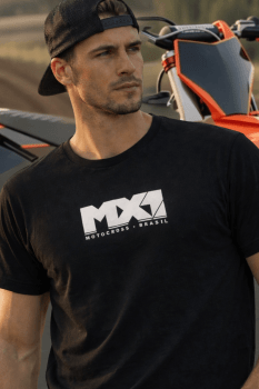 Camiseta Logo MX1 Motocross Brasil Camiseta Logo MX1 Motocross Brasil