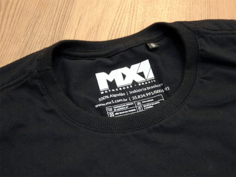 Camiseta Faixa Dupla MX1 Motocross Brasil