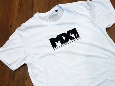 Camiseta Logo MX1 Motocross Brasil