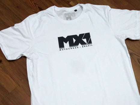 Camiseta Logo MX1 Motocross Brasil
