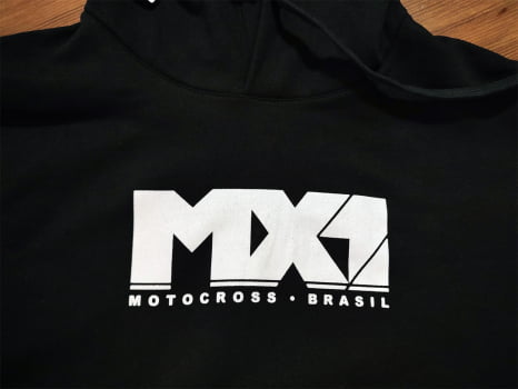 Moletom Logo MX1 Motocross Brasil