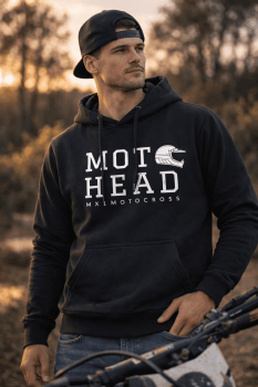 Moletom Moto Head MX1 Motocross Brasil Moletom Moto Head MX1 Motocross Brasil